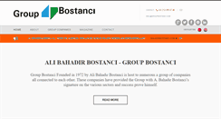 Desktop Screenshot of groupbostanci.com