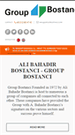 Mobile Screenshot of groupbostanci.com